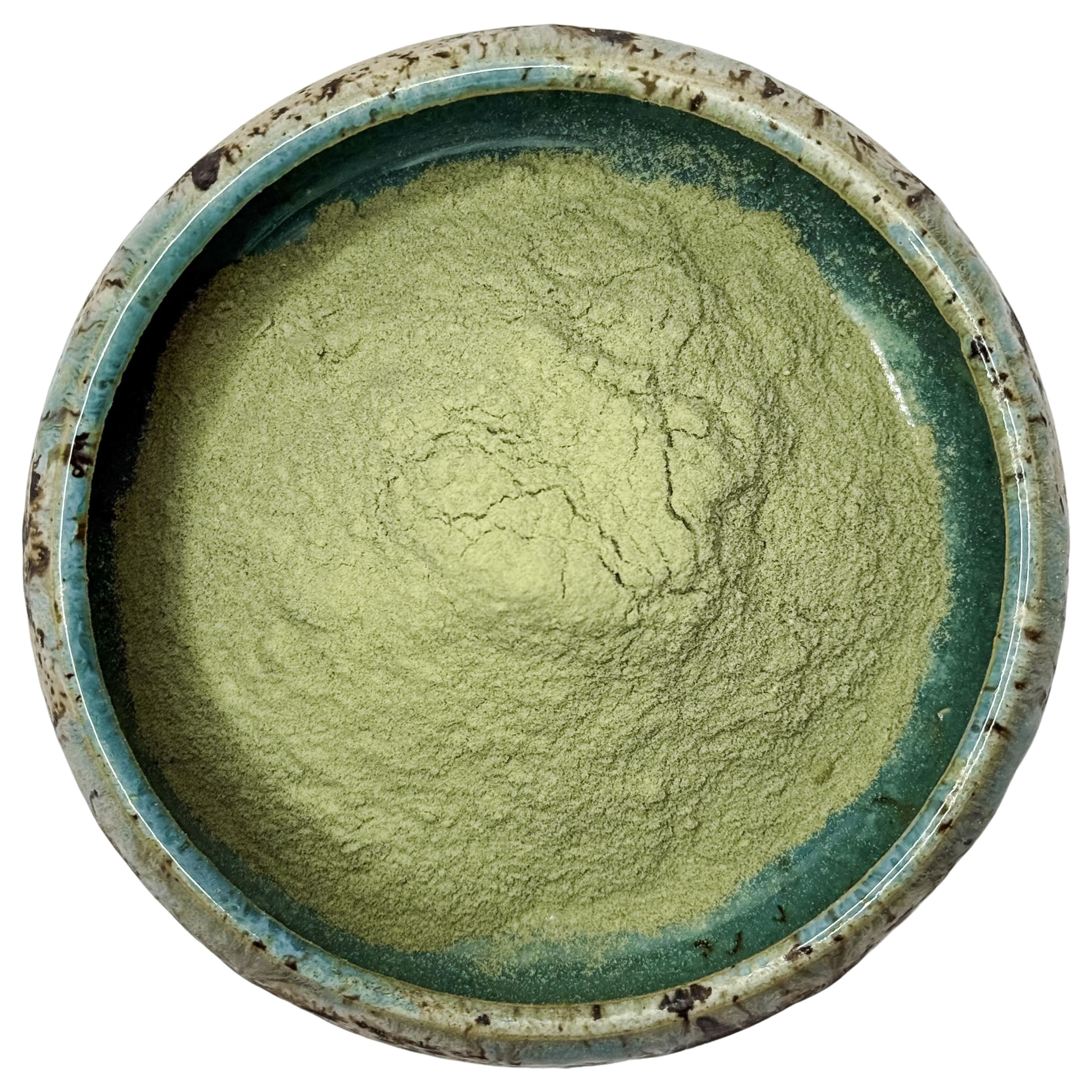 Matcha Latte for dogs made with Victorian goat milk, organic kale, organic chlorella and organic barley grass.